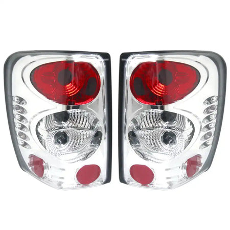 Fits 99-04 Jeep Grand Cherokee Altezza Tail Lights Chrome