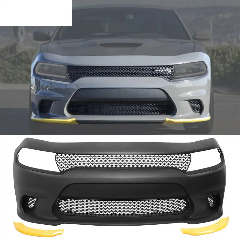 Front Bumper Kit for Dodge Charger 2015-2023 SRT Hellcat Conversion PP