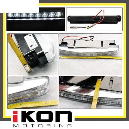 Nissan 6ââ 155MM Yellow DRL Daytime Running Driving Fog Lights Lamps