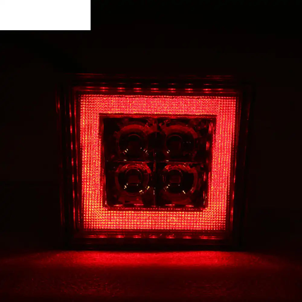 Universa Square Red LED Rear Tail Third 3RD Brake Lights