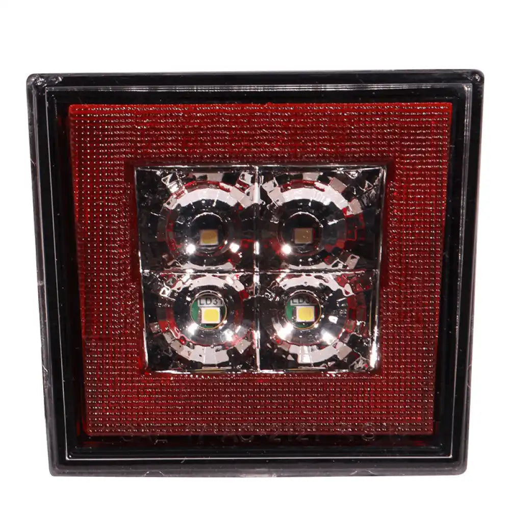 Universa Square Red LED Rear Tail Third 3RD Brake Lights