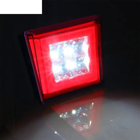 Universa Square Red LED Rear Tail Third 3RD Brake Lights
