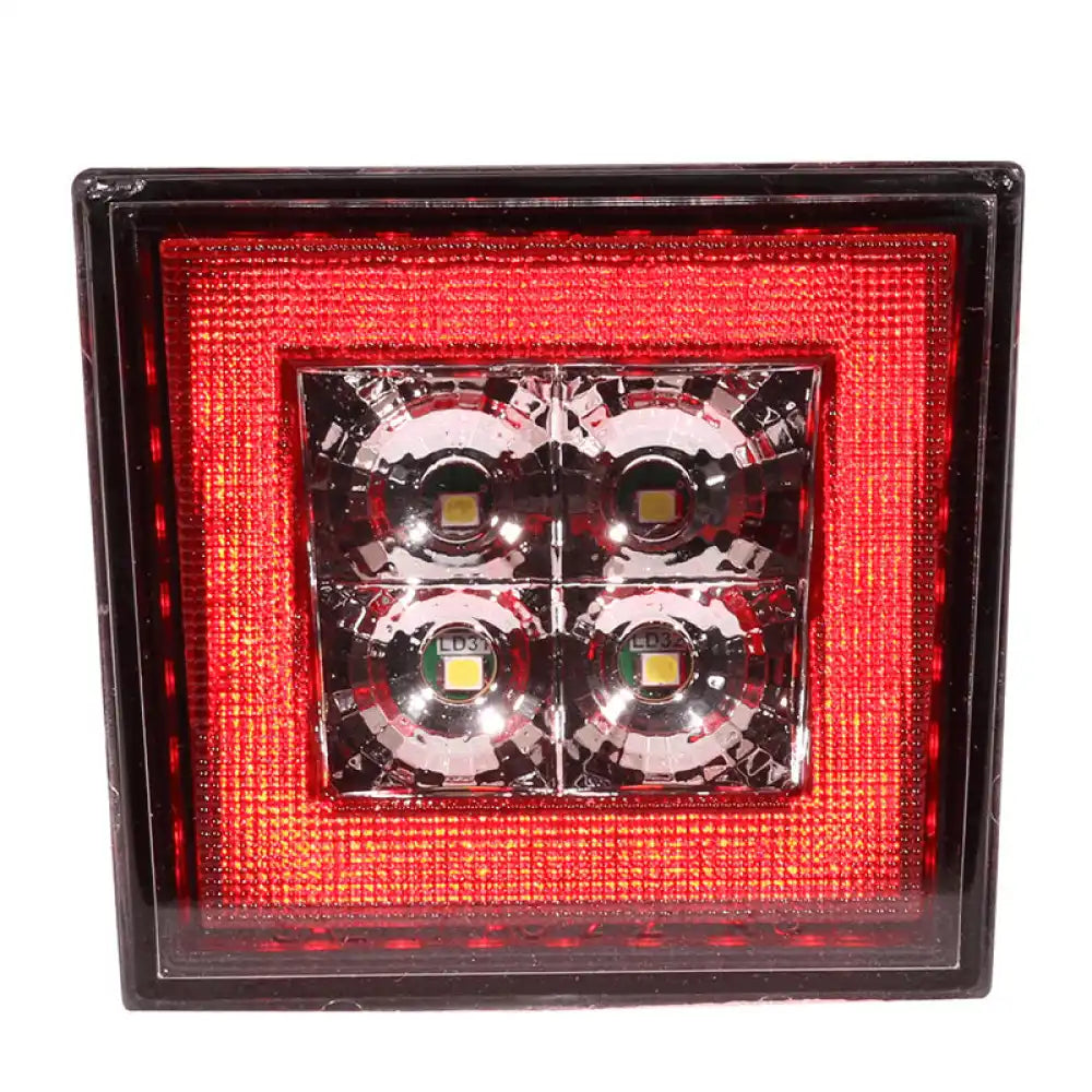 Universa Square Red LED Rear Tail Third 3RD Brake Lights
