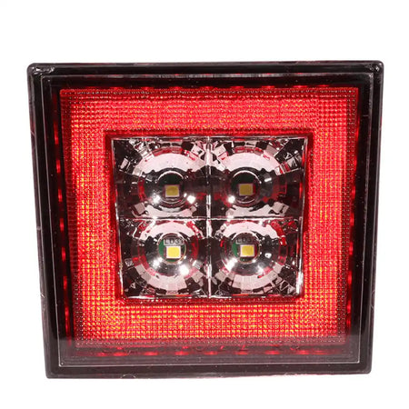 Universa Square Red LED Rear Tail Third 3RD Brake Lights