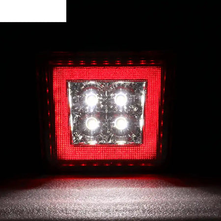 Universa Square Red LED Rear Tail Third 3RD Brake Lights