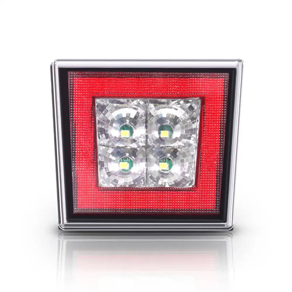 Universa Square Red LED Rear Tail Third 3RD Brake Lights