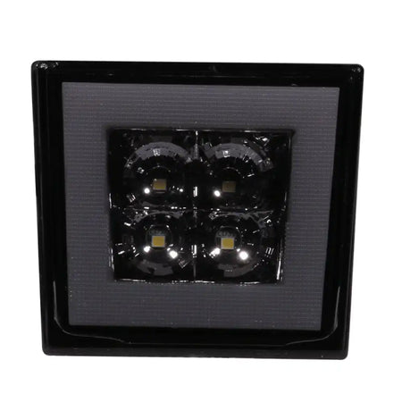 Universa Square Smoke LED Rear Tail Third 3RD Brake Lights