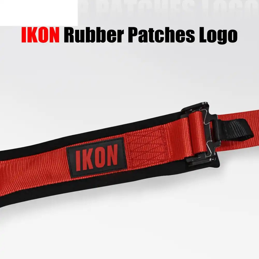 Universal 2ââ Wide 4 Point Buckle Racing Seat Belt Harness Nylon Red