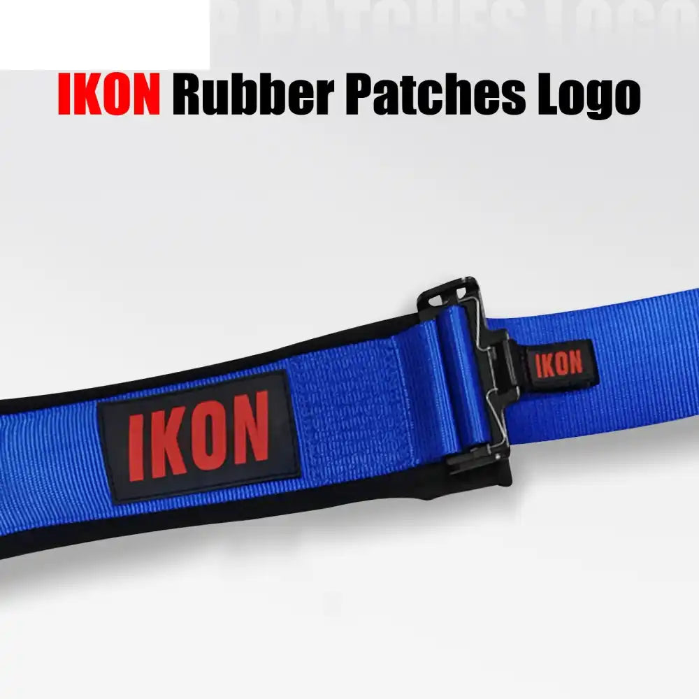 Universal 3ââ Wide 4 Point Buckle Racing Seat Belt Harness Nylon Blue