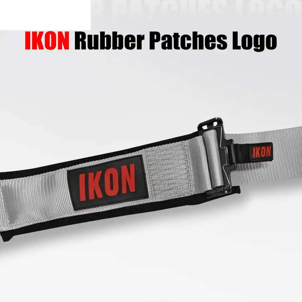 Universal 3ââ Wide 4 Point Buckle Racing Seat Belt Harness Nylon Grey