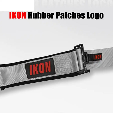 Universal 3ââ Wide 4 Point Buckle Racing Seat Belt Harness Nylon Grey