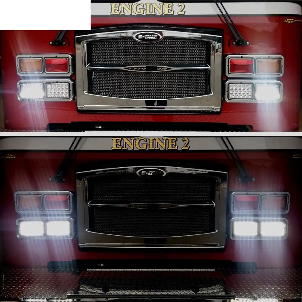 Universal 6x4 Pair H4 High Low Beam 1500 Lumens 45W Headlight Lamp
