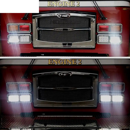Universal 6x4 Pair H4 High Low Beam 1500 Lumens 45W Headlight Lamp