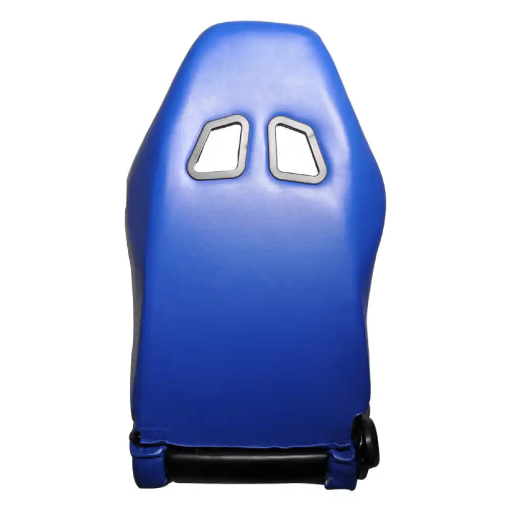 Universal Black Blue PVC Leather Passenger Side Racing Seats Slider