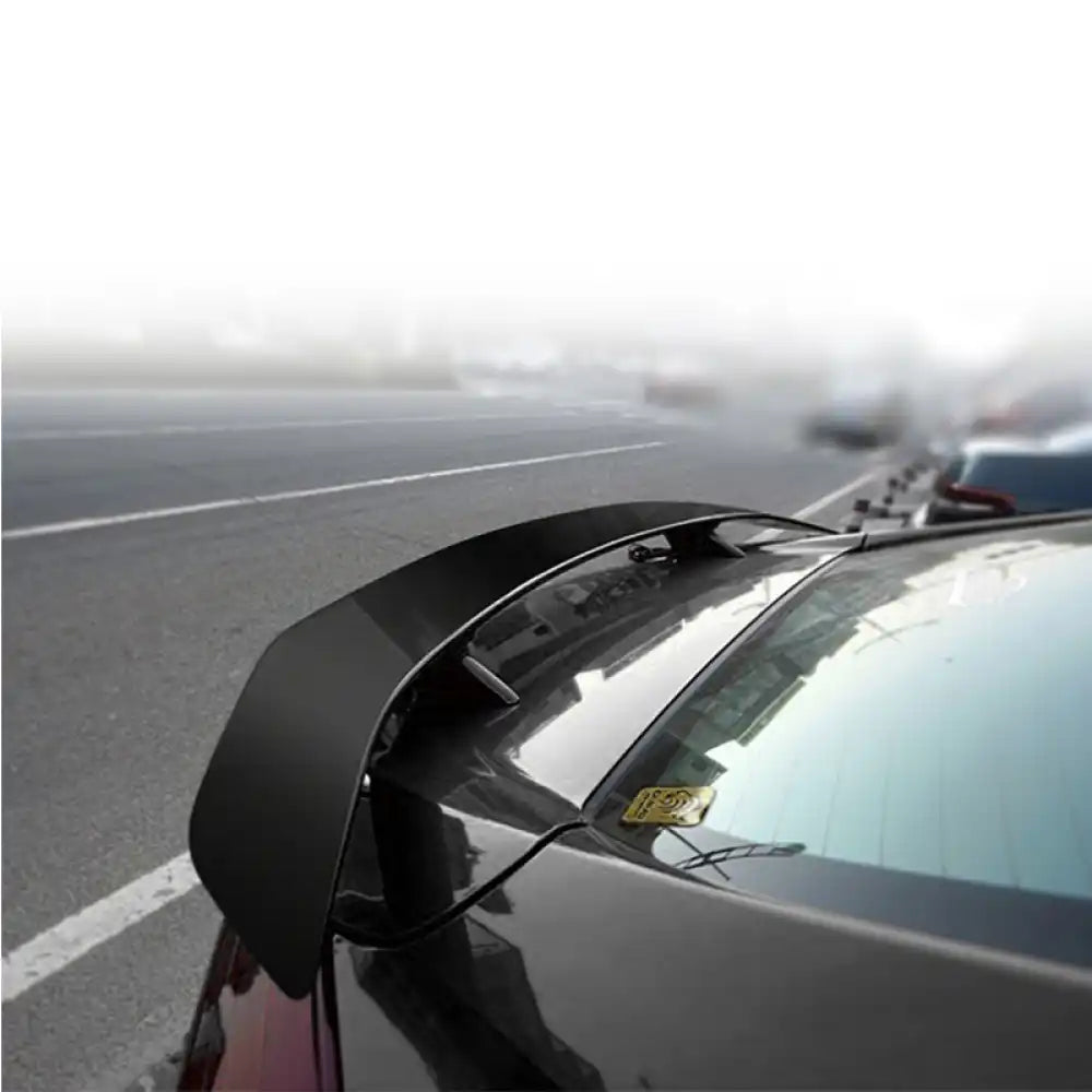 Universal Fit 2 Post Rear Spoiler Wing W/ LED Turn Signal Light ABS