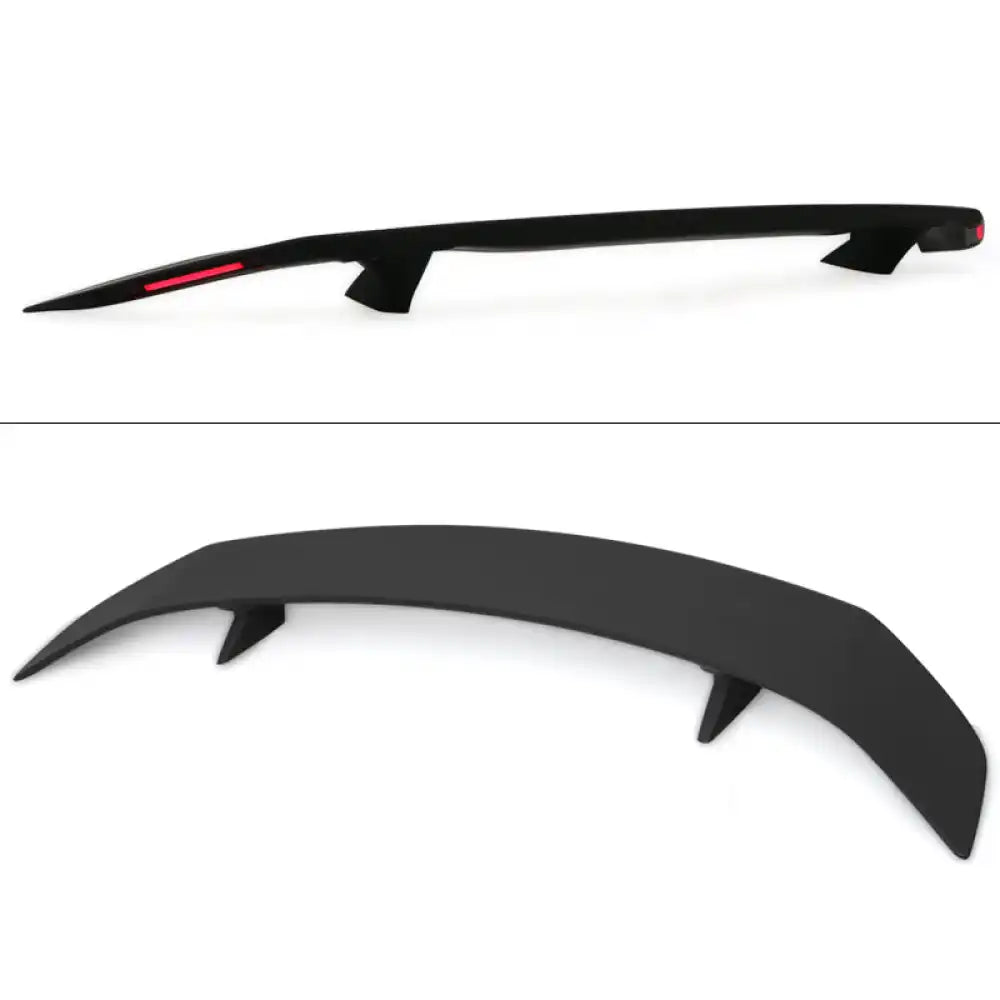 Universal Fit 2 Post Rear Spoiler Wing W/ LED Turn Signal Light ABS