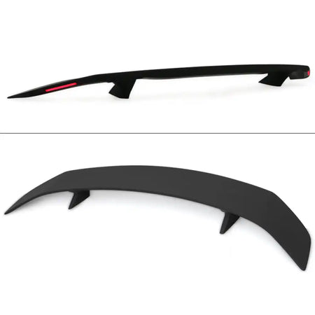 Universal Fit 2 Post Rear Spoiler Wing W/ LED Turn Signal Light ABS