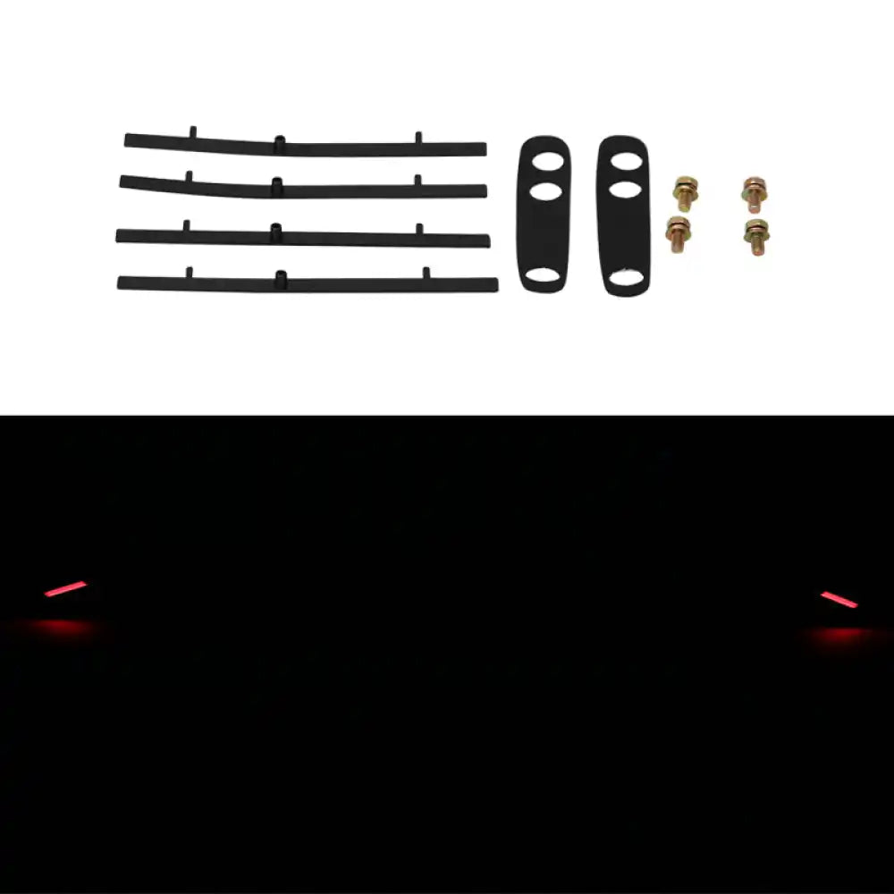Universal Fit 2 Post Rear Spoiler Wing W/ LED Turn Signal Light ABS