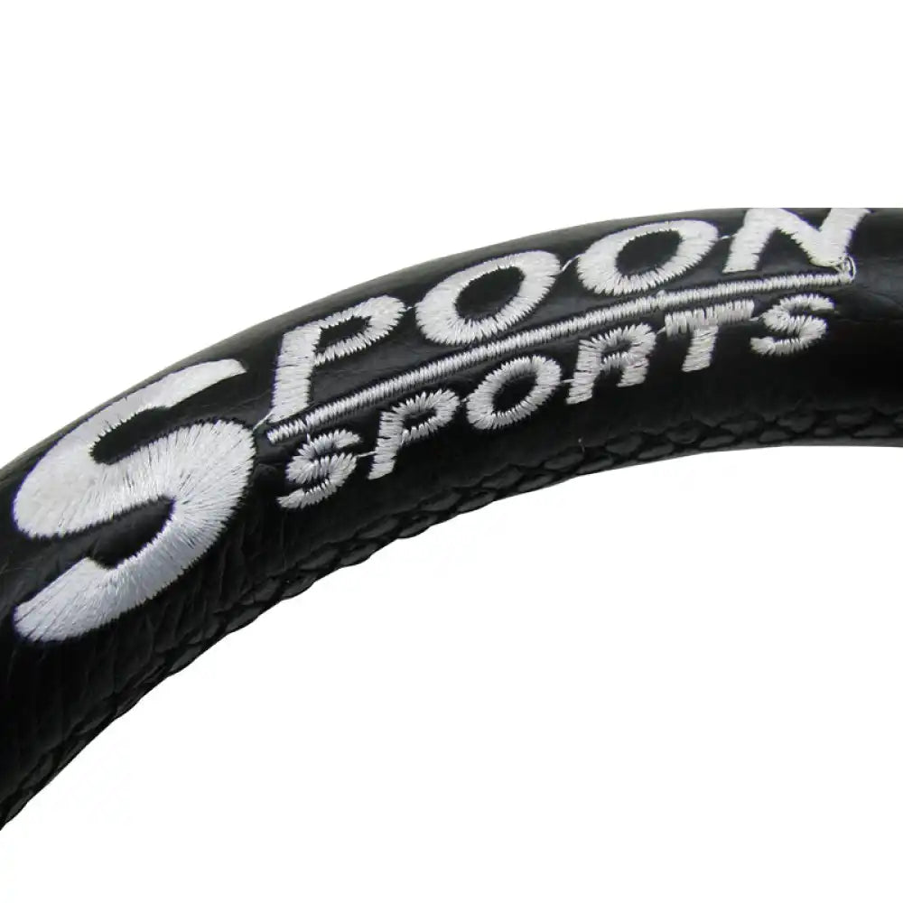 Universal Fitment Steering Wheel Battle Type 300Mm Whole Black & Spoon Whole Black